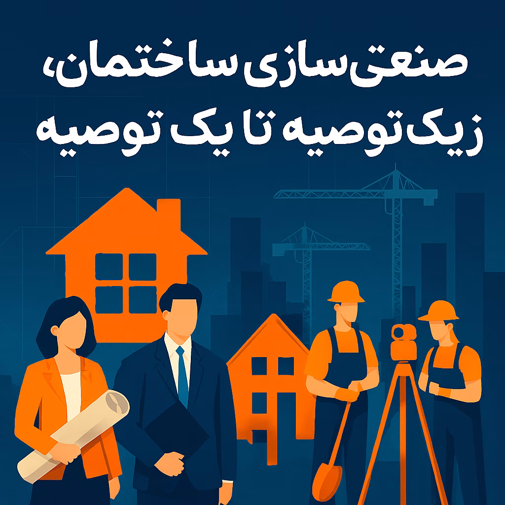 صنعتی سازی ساختمان, از یک توصیه تا یک توصیه